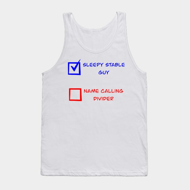 Sleepy joe vote 2020 Tank Top by Coop Art